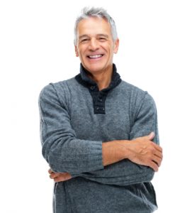 Smiling older man