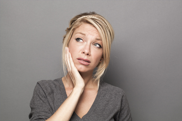 Girl with jaw pain finds out in Brentwood that TMJ simply means temporomandibular joint, whereas TMD refers to the actual disorder of the temporomandibular joint.